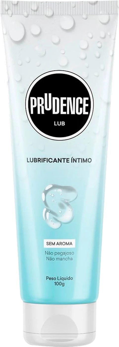Tubo de Prudence Lub — lubrificante íntimo, sem aroma, 100 g